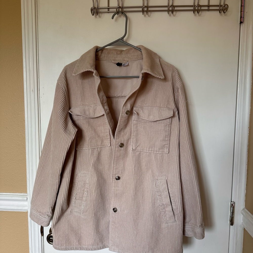 H&M Beige Corduroy Jacket